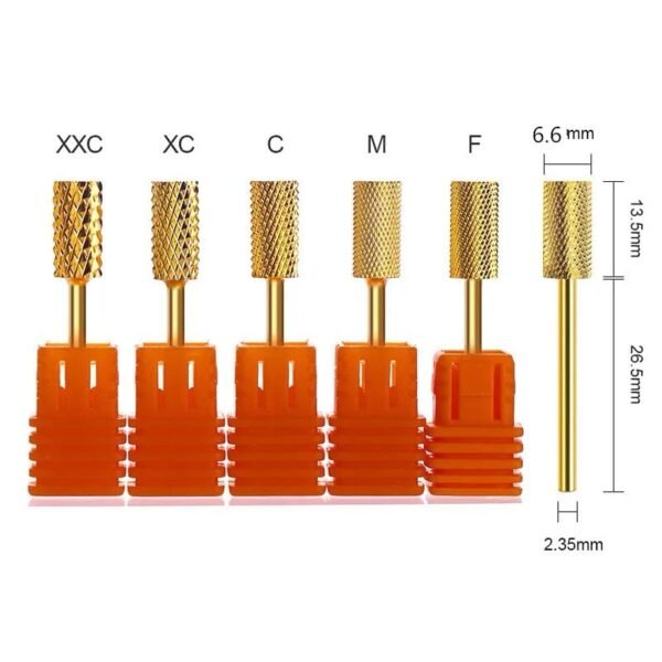 Nail file All in One - Carbide Nail Drill Bits 3/32" for professional M - Image 3